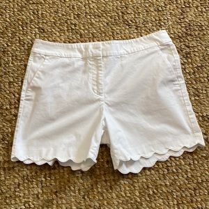 Talbots scalloped shorts